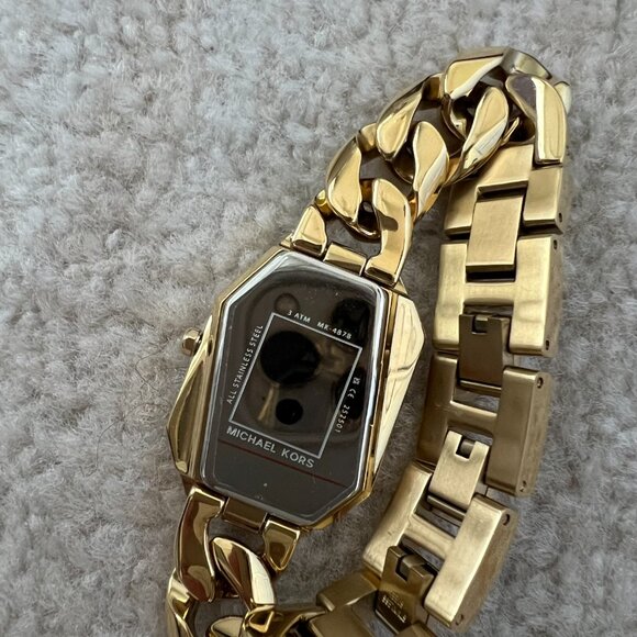 Michael Kors Ladies Mini Suri Gold Tone Watch - Picture 5 of 8